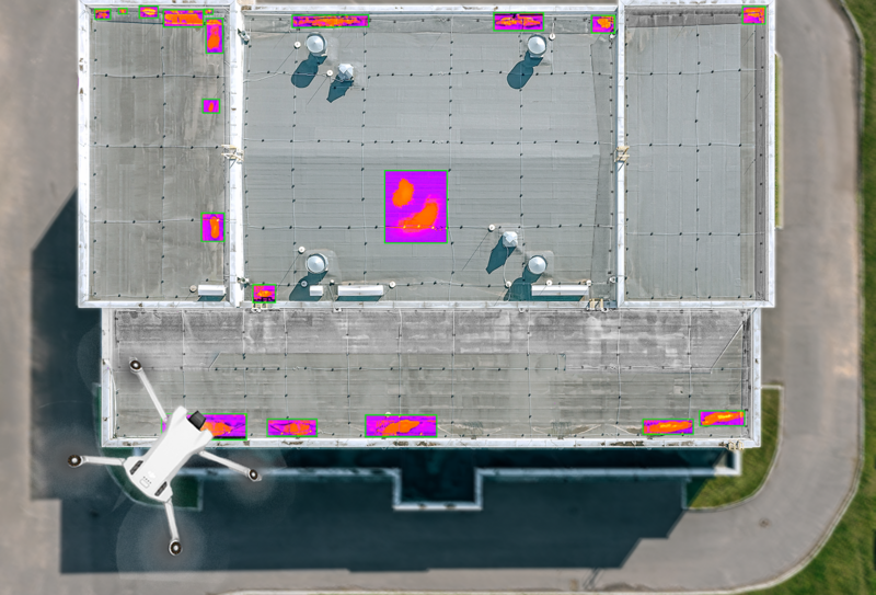 Letecká termografie